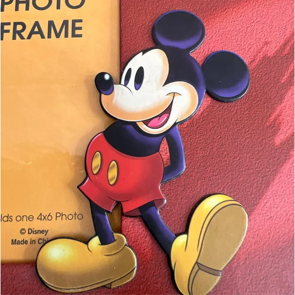 Walt Disney World Mickey Mouse Picture Frame 4x6 lot of 2